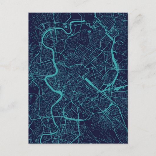 Karte von Rom (Vorderseite)