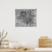 Karte von Rom, 1579 Poster (Küche)