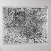 Karte von Rom, 1579 Poster (Vorne)