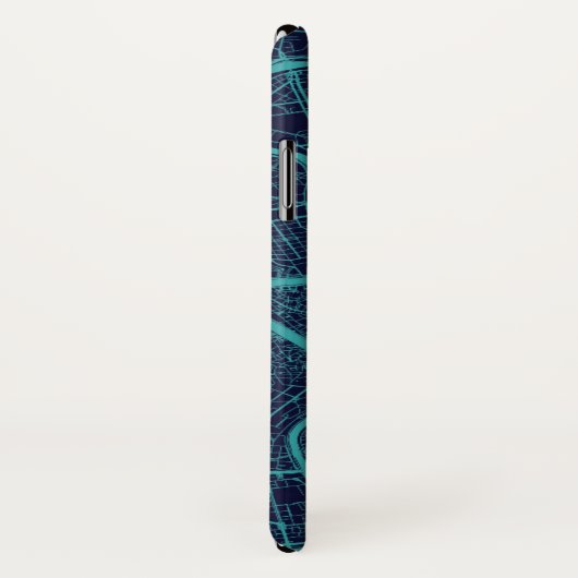 Karte von Rom Case-Mate iPhone Hülle (Hinten/Rechts)