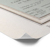 Karte von Rom Italien 1869 Reproduction Poster (Ecke)