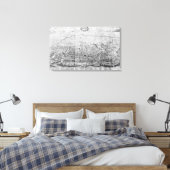 Karte von Rom Leinwanddruck (Insitu (Schlafzimmer))