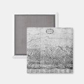 Karte von Rom Magnet (Vorderseite/Rückseite)