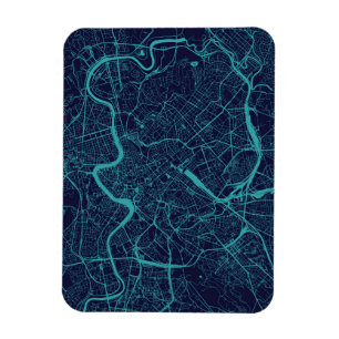 Karte von Rom Magnet