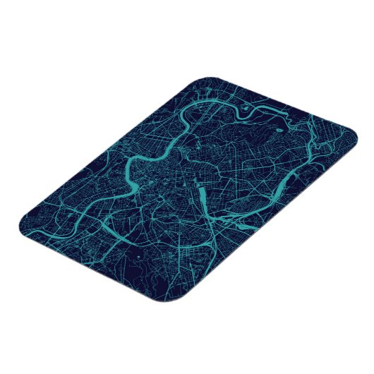 Karte von Rom Magnet (Linke Seite)