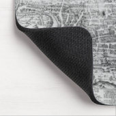 Karte von Rom Mousepad (Ecke)