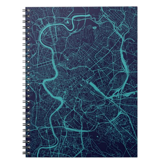 Karte von Rom Notizblock (Vorderseite)