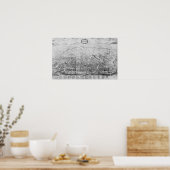 Karte von Rom Poster (Küche)