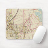 Karte von Rye, New York Mousepad (Mit Mouse)