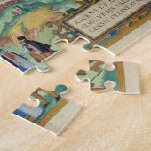 Karte von Salzburg, von "Civitates Orbis Terrarum" Puzzle (Seite)