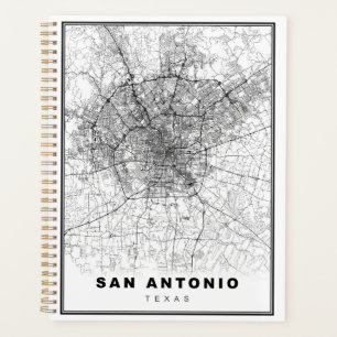 Karte von San Antonio Planer