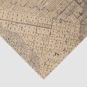 Karte von San Francisco Seidenpapier (Ausschnitt)