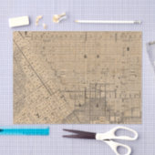 Karte von San Francisco Seidenpapier (Handwerk)