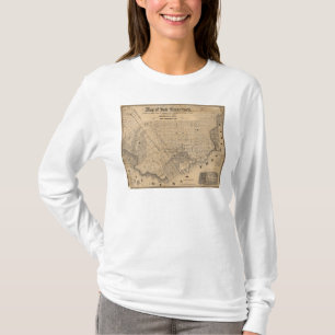 Karte von San Francisco T-Shirt