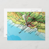 Karte von San Francisco, USA (Vorne/Hinten)