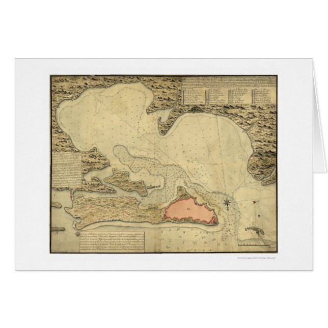 Karte von San Juan, Puerto Rico 1785 (Vorderseite (Horizontal))