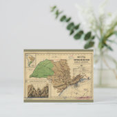 Karte von São Paulo, Brasilien (1886) (Stehend Vorderseite)