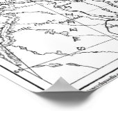 Karte von Sapmi (1906) Poster (Ecke)