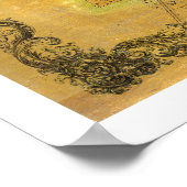 Karte von Saratoga Springs, New York, von Bevan 18 Poster (Ecke)