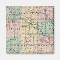 Karte von Sauk Landkreis und Kilbourn City