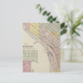 Karte von Sauk Rapids, Karte von Sauk Center, Minn (Stehend Vorderseite)