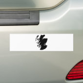Karte von Schottland Autoaufkleber (Auf Auto)