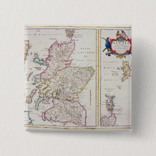 Karte von Schottland, c.1700 Button