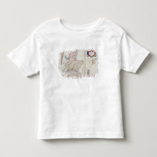 Karte von Schottland, c.1700 Kleinkind T-shirt