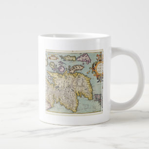 Karte von Schottland  Miliaria Scotia Jumbo-Tasse