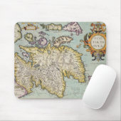Karte von Schottland | Miliaria Scotia Mousepad (Mit Mouse)