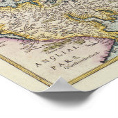 Karte von Schottland | Miliaria Scotia Poster (Ecke)