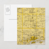 Karte von Scott Landkreis, Staat von Iowa (Vorne/Hinten)