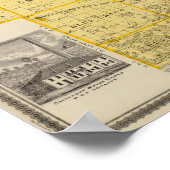 Karte von Scott Landkreis, Staat von Iowa Poster (Ecke)