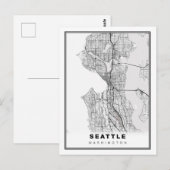 Karte von Seattle (Vorne/Hinten)