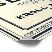 KARTE VON SEATTLE 1925 POSTER (Ecke)