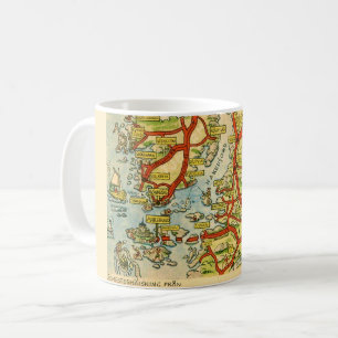 Karte von Semesterhalsning Fran Schweden Tasse