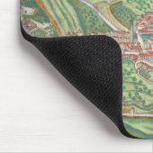 Karte von Serravalle, von 'Civitates Orbis Mousepad (Ecke)
