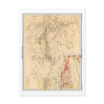 Karte von Simla & Jutogh, Britisch-Indien.