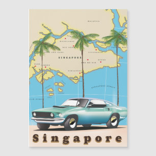 Karte von Singapur