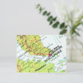 Karte von Singapur (Stehend Vorderseite)