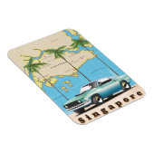 Karte von Singapur Magnet (Rechte Seite)