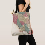 Karte von Sonoma County Kalifornien Tasche (Von Nahem)