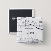 Karte von South- Pacificozean Button (Vorne & Hinten)