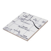 Karte von South- Pacificozean Fliese (Seite)