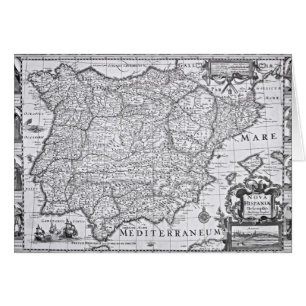 Karte von Spanien