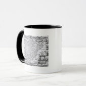 Karte von Spanien Tasse (Vorderseite Links)