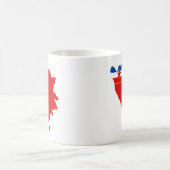 Karte von SR Bosnien und Herzegowina 1945 Kaffeetasse (Mittel)