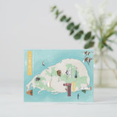 Karte von Sri Lanka (Stehend Vorderseite)