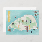 Karte von Sri Lanka (Vorne/Hinten)