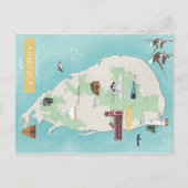 Karte von Sri Lanka (Vorderseite)